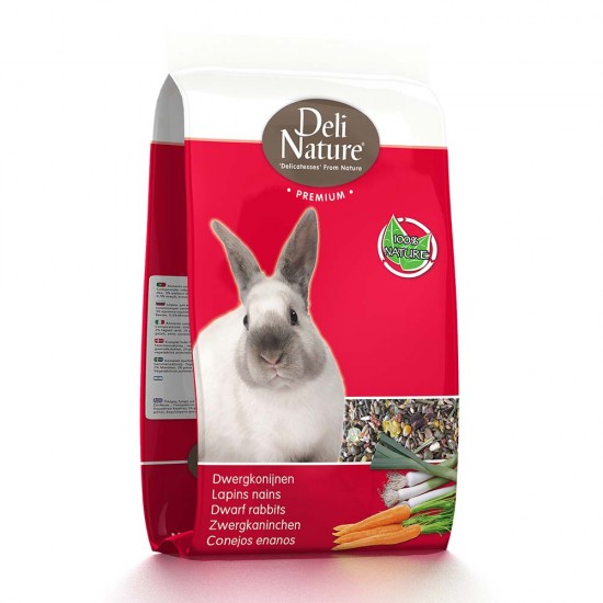 Deli Nature Premium -Dwarf Rabbits τροφή για Κουνέλια 