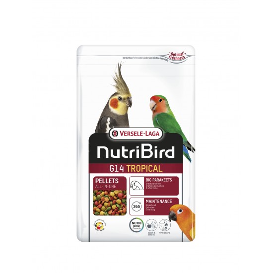 Versele Laga NutriBird G14 Tropical Pellets για μεσαίους παπαγάλους