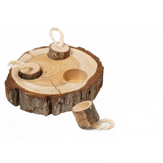 Back Zoo Nature Bark Wood Puzzle