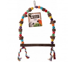 Back Zoo Nature Pepper Wood Color Swing