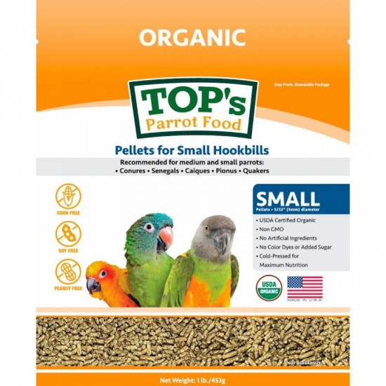 TOP's Parrot Food Small Pellets 453 grams