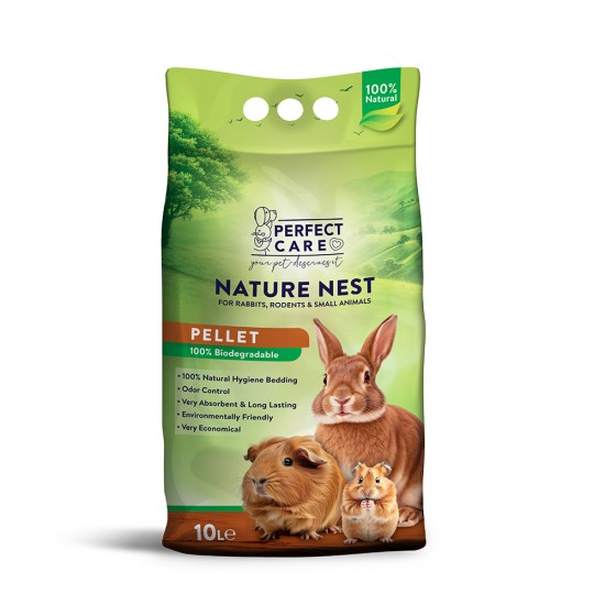PERFECT CARE NATURE NEST Πέλλετ 10ltr