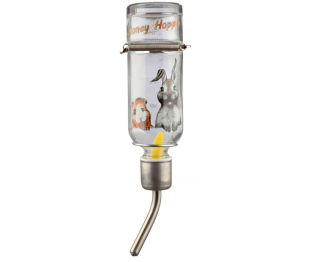 TRIXIE Honey & Hopper Glass Water Bottle 125