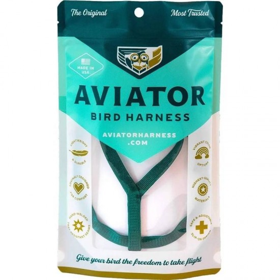 Aviator Bird Harness X-Small Green