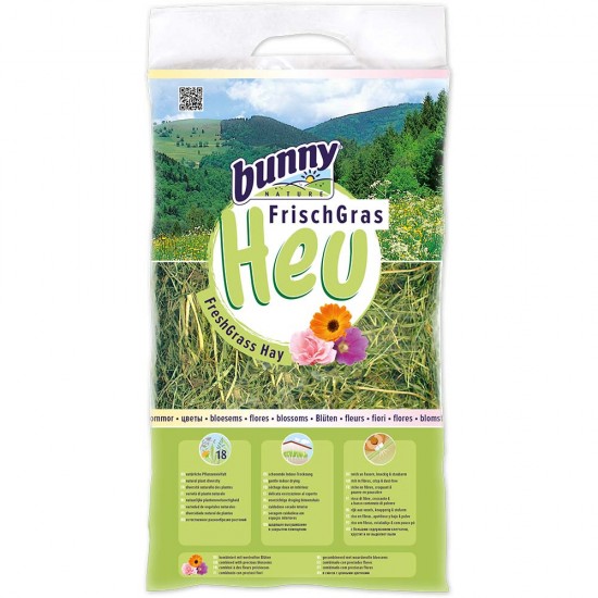 Bunny Nature FreshGrass Hay Χόρτο με άνθη 500gr