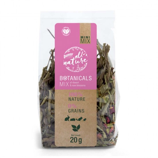 Bunny Nature Botanicals MINI MIX WITH RIBWORT & ROSE BLOSSOMS 