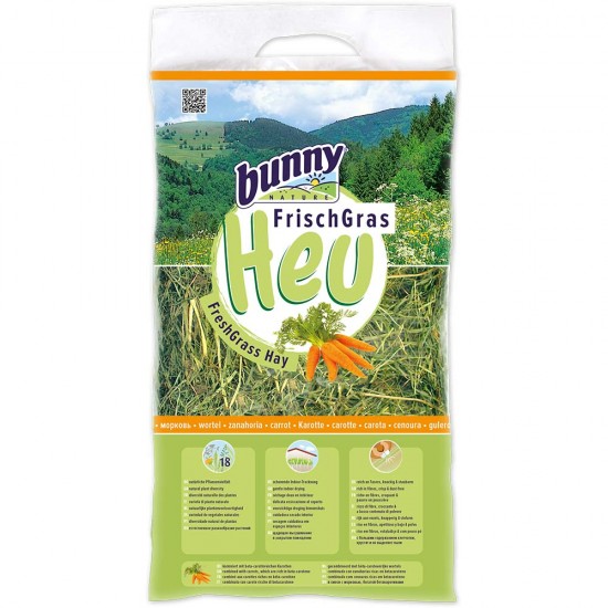 Bunny Nature FreshGrass Hay Χόρτο με καρότο 500gr