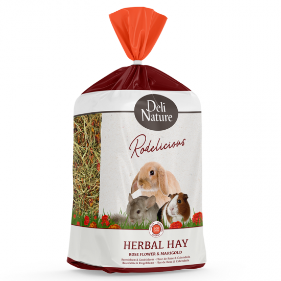 DELI NATURE Rodelicious Herbal Hay με Τριαντάφυλλο & Καλέντουλα 600gr
