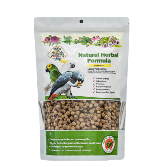 Evia Parrots Large Natural Hebal Formula 800gr