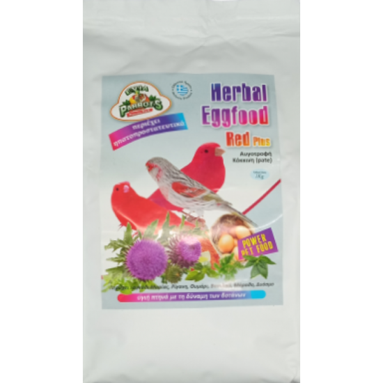 Evia Parrots Herbal Eggfood Red Plus