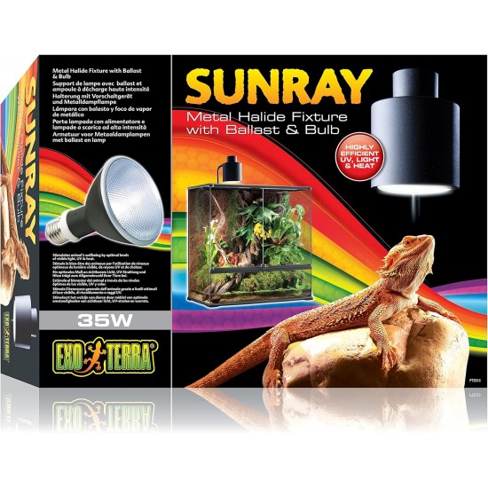 Exo Terra Sunray Terrarium lamp for reptiles 35 W