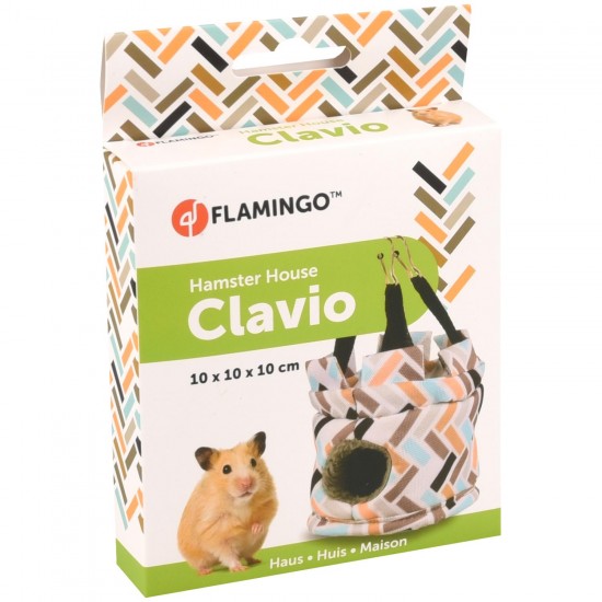 FLAMINGO HAMSTER HOUSE CLAVIO 2 HOLES VERTICAL HANGER 