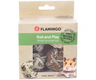 FLAMINGO SAT BALL SNUFFI 4PCS DIAMETER 5CM
