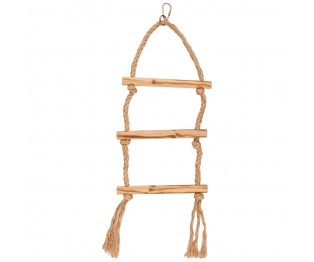 FLAMINGO BBQ PARAKEET TOY ROPE SWING