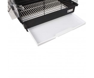 FLAMINGO BUDGIE CAGE NUSA BLACK - 35x28x46CM