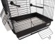 FLAMINGO BUDGIE CAGE NUSA BLACK - 35x28x46CM