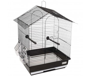 FLAMINGO BUDGIE CAGE NUSA BLACK - 35x28x46CM