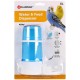 FLAMINGO WATER & FEEDING FOUNTAIN KAI XL BLUE/WHITE 420ML 7,5x14,5x16,5CM
