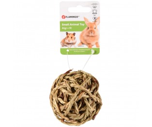 FLAMINGO SAT ALGI BALL+BELL SEAGRASS DIA. 7CM