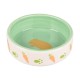 FLAMINGO FEEDING BOWL SMALL ANIMAL AILA CERAMIC ROUND WHITE 8,5x8,5x2,8CM 100ML