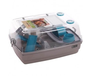 FLAMINGO HAMSTER CAGE SERENA GREY 