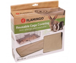 FLAMINGO WASHABLE CAGE LINER RILEY TAUPE 100x55x0,4CM