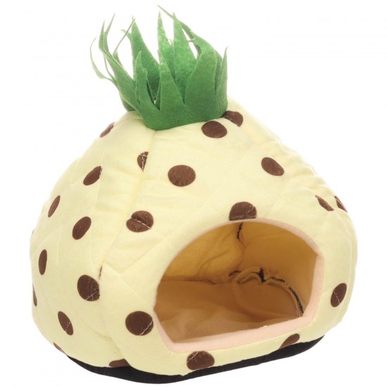 FLAMINGO SLEEPING PLACE HELGA PINEAPPLE YELLOW 23,5x23,5x19CM