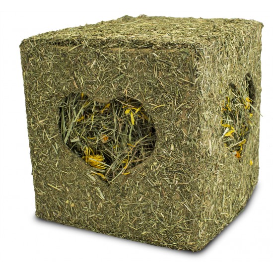 JR FARM Hay cube with flowers