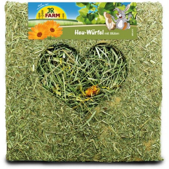 JR FARM Hay cube with flowers