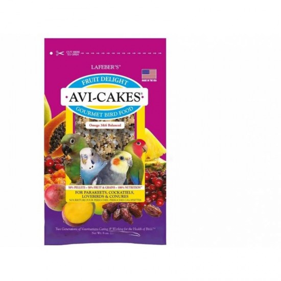 Lafeber Avi-Cakes Fruit Delight Cockatiel 227 grams