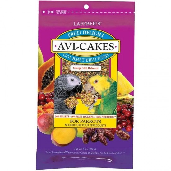 Lafeber Avi-Cakes Fruit Delight Parrot 227 grams