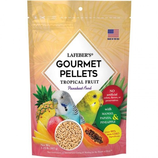 Lafeber Tropical Fruit Gourmet Pellets Parakeet 