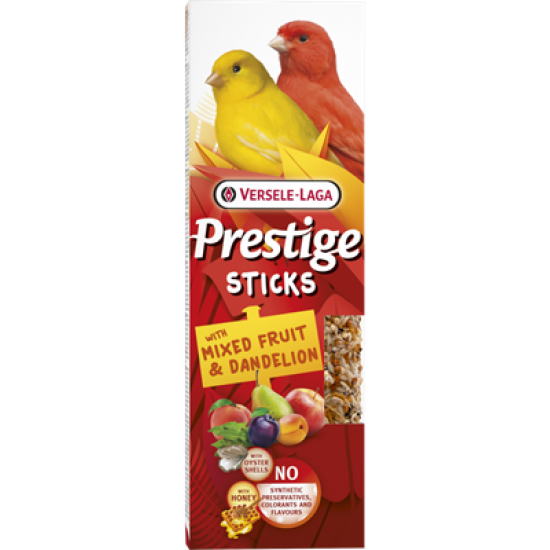 Versele Laga Prestige Sticks Canaries with Mixed Fruit & Dandelion