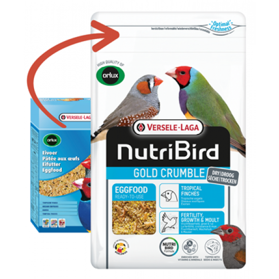Versele Laga Orlux NutriBird Eggfood Dry Tropical Finches