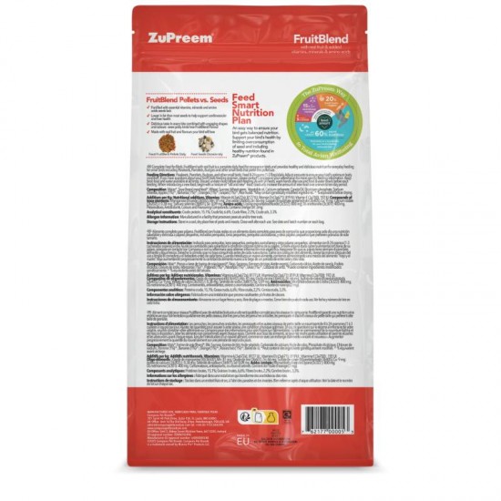 Zupreem Fruit Blend Small Birds 1kg